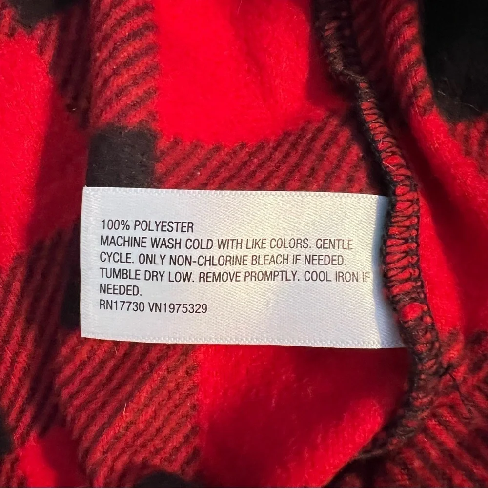Men’s Wondershop at Target Buffalo Plaid Pajama Bottoms Red and Black Size Large